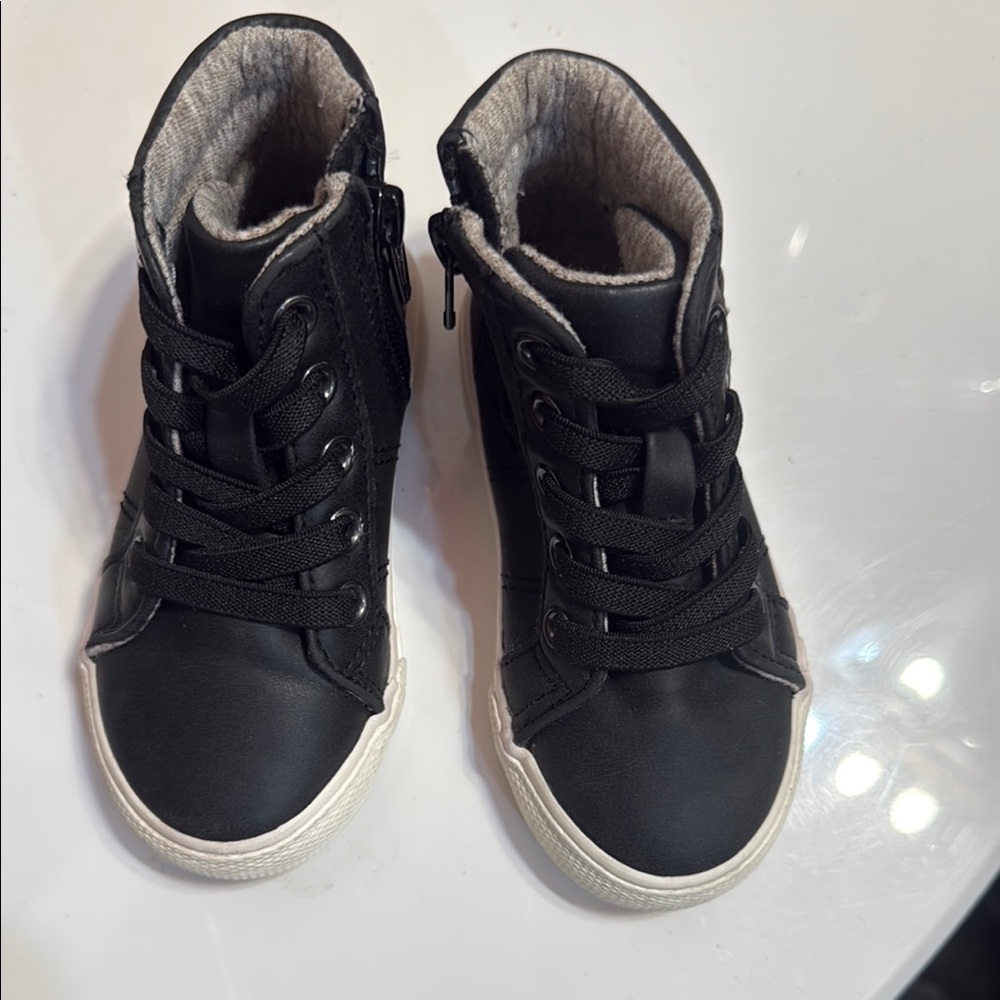 Cat & Jack Toddler Kids Black High-Top Sneakers